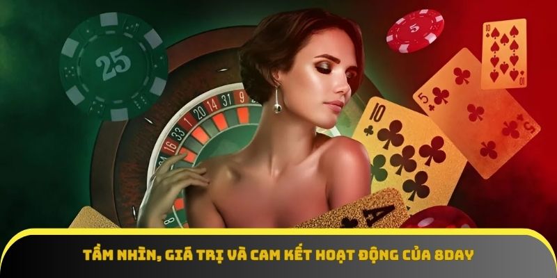 Giao diện tổng thể của 8day thể hiện định hướng phát triển dài hạn