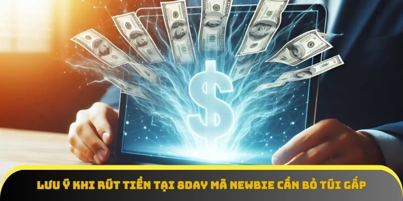 Những lưu ý cần nắm rõ khi thực hiện rút tiền 8Day